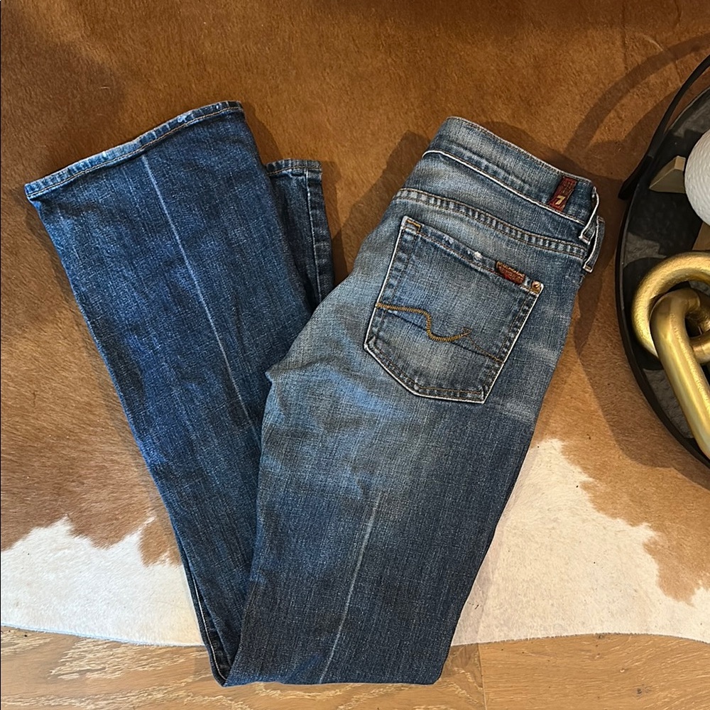 7 for All Mankind Bootcut Women’s Blue Jeans